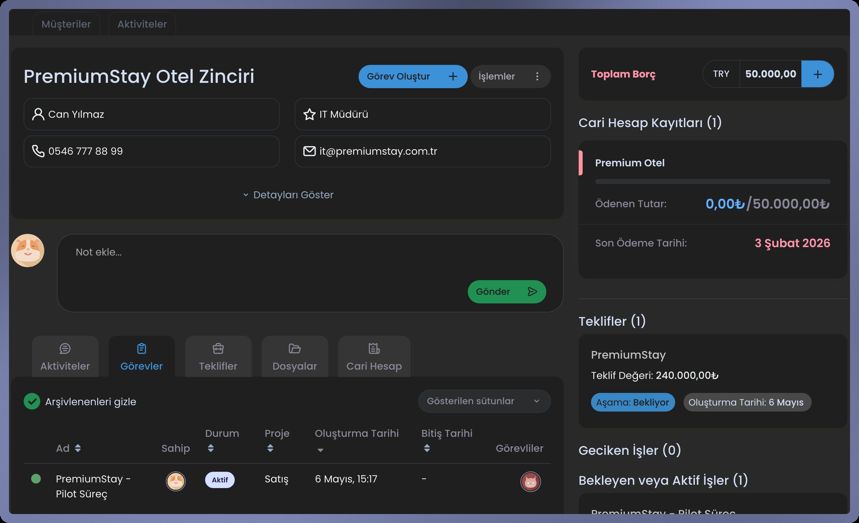 İş Takip Programı